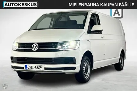 Volkswagen Transporter umpipakettiauto Pitkä 2,0 TDI 84 kW 3000kg PRO+ *Alv-vähennyskelpoinen / Lisälämmitin / Vetokoukku / Cruise / Peruutustutka* - Autohuumakorko 1,99%+kulut -